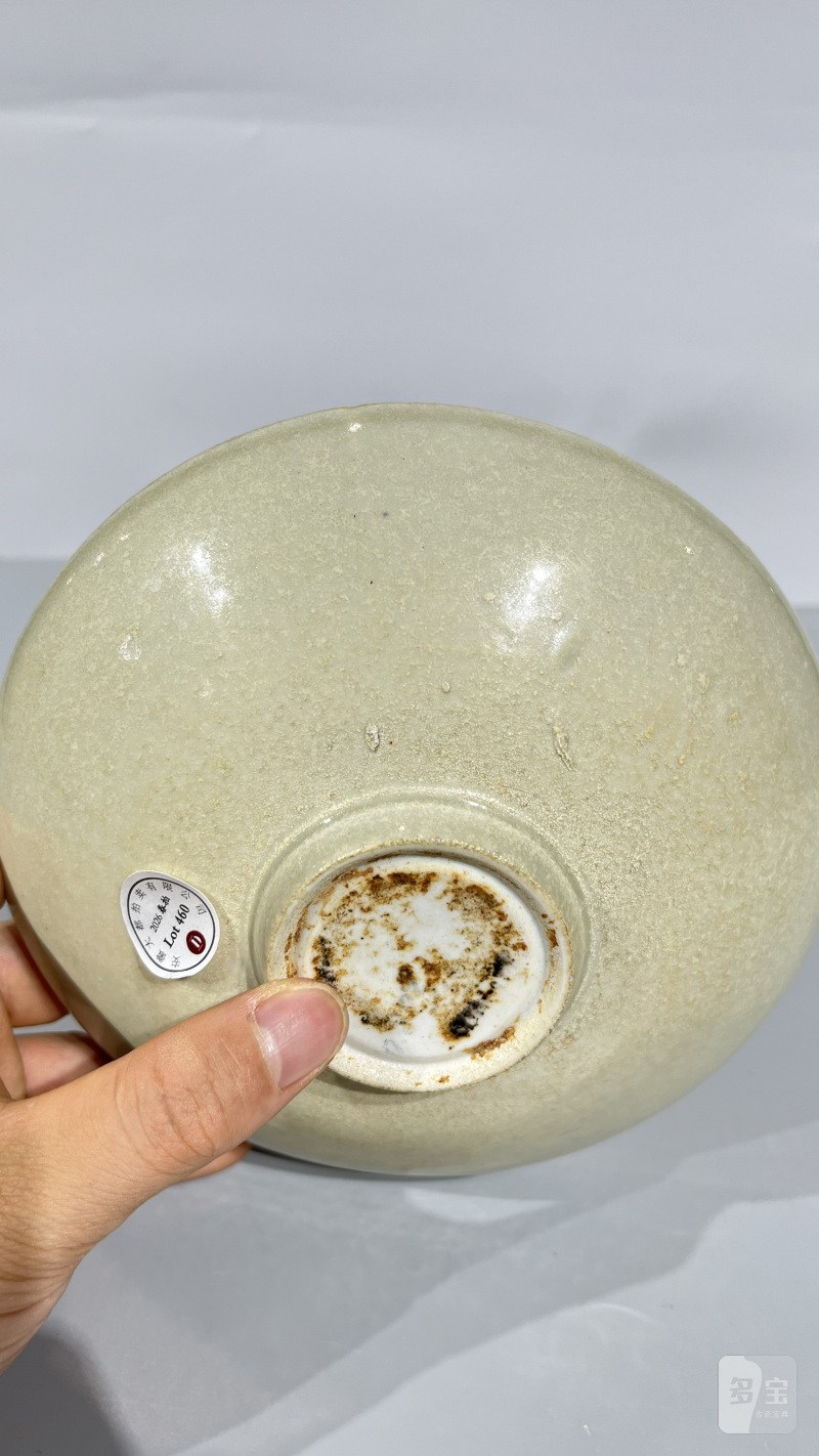 明 湖田出筋刻花花口碗 - 图3
